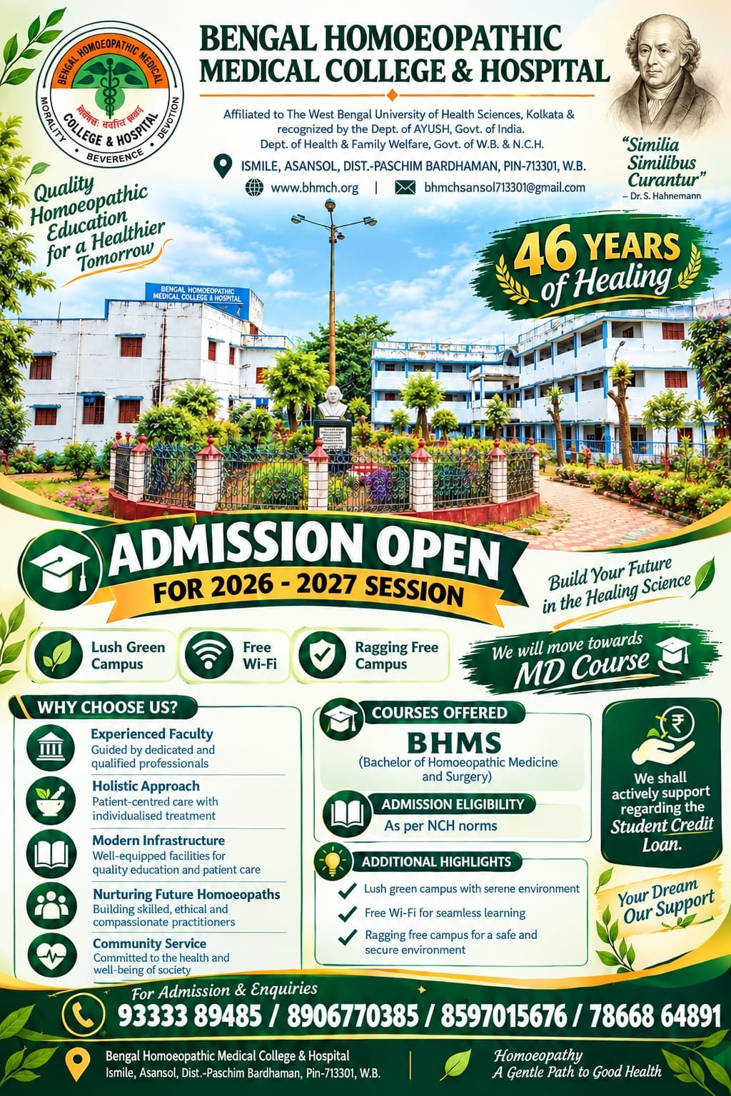 Admission information